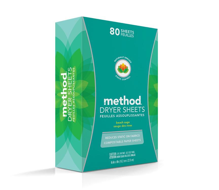 Buy Method Dryer Sheets 80s (Beach Sage) ShopCorlison Singapore