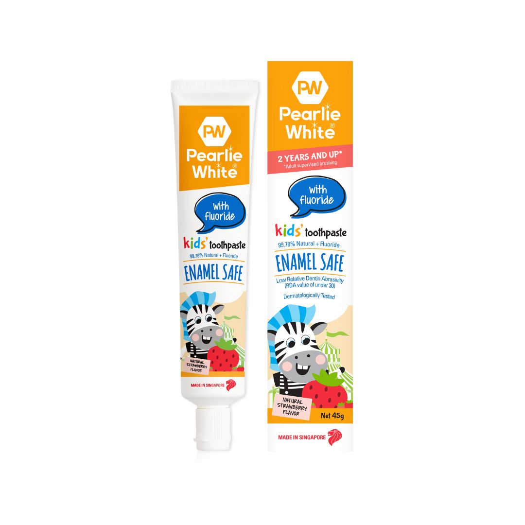 Pearlie White Enamel Safe Kids’ Toothpaste | ShopCorlison Singapore
