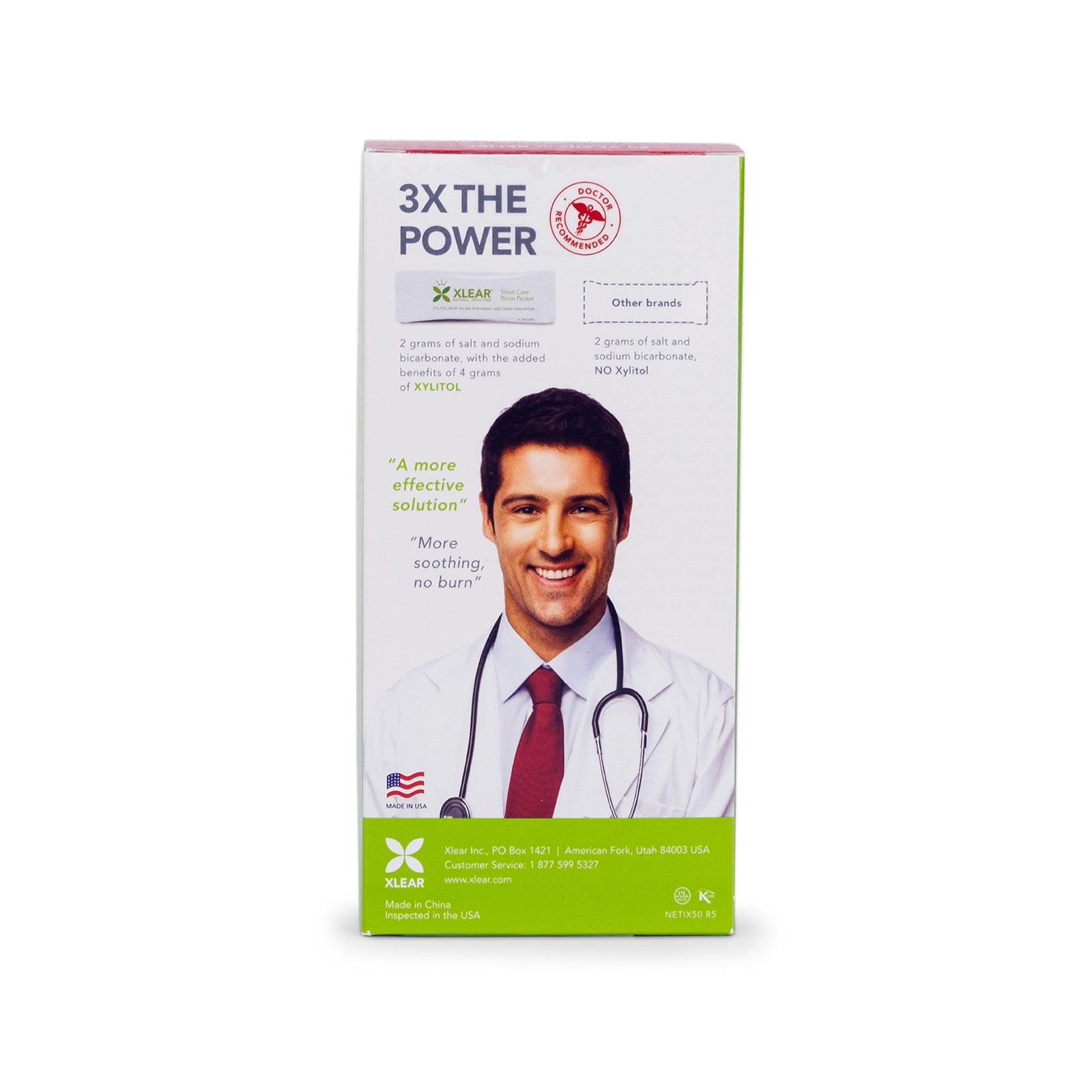 Xlear Natural Sinus Rinse Packets with Xylitol Refill Solution